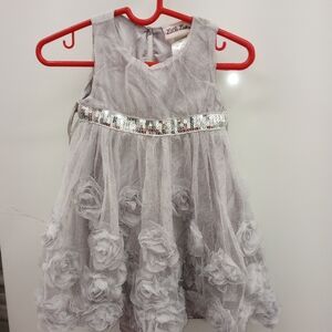 12m Little Lass grey dress